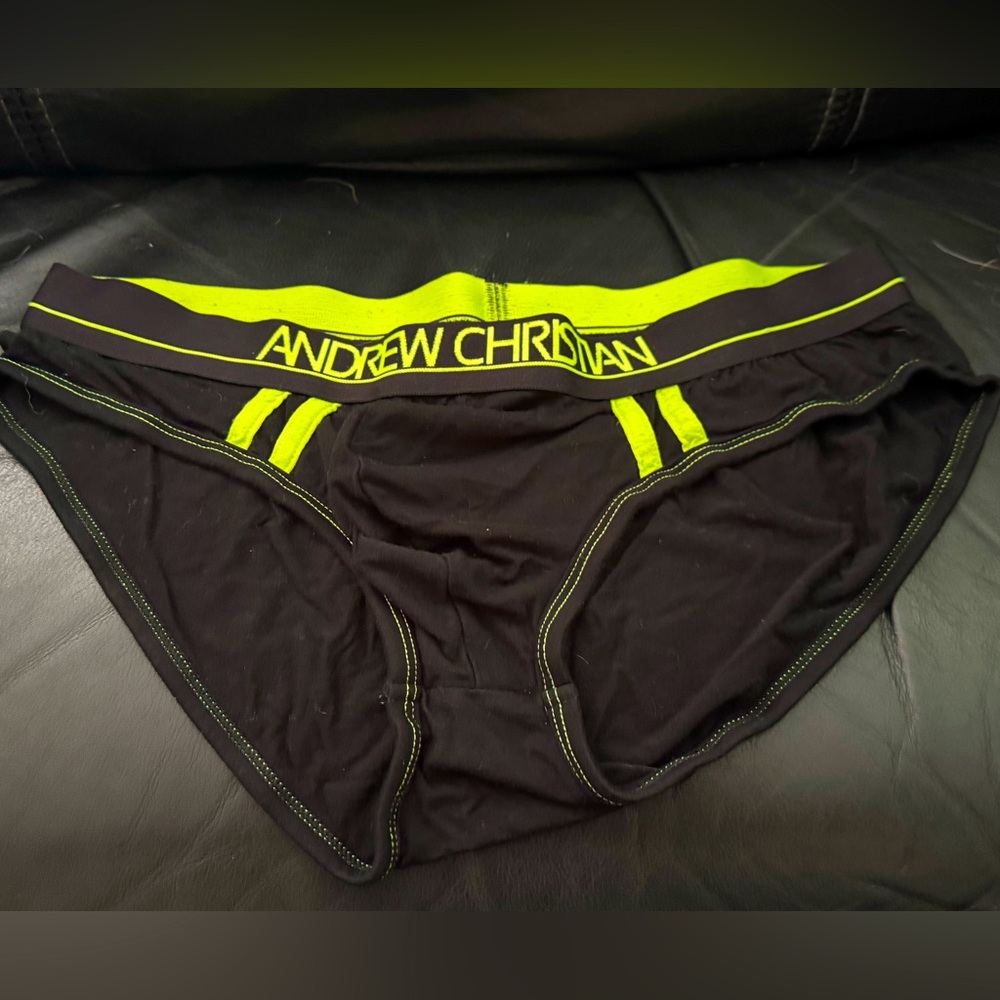 Andrew Christian Black Bikini Briefs - Picture 1 of 4